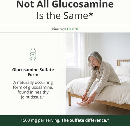 Glucosamine Chondroitin MSM – Potent 2000mg MSM for Joint Support –150 Caps