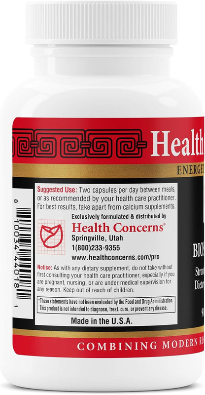 Health Concerns BioStrong – Bone Strength & Density Support Supplement – Strontium & BioPerine Black Pepper Extract for Joint Mobility – Chinese Herbal Blend for Men & Women – 90 Capsules