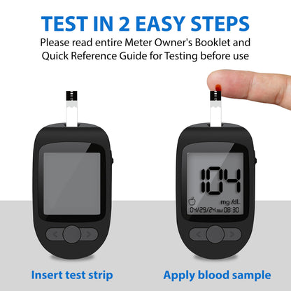 TRUENESS Blood Glucose Test Strips, 50 Count | Blood Glucose Test Strips Compatible with TRUENESS Family of Self Monitoring Blood Glucose Meters, Fast 5 Second Results
