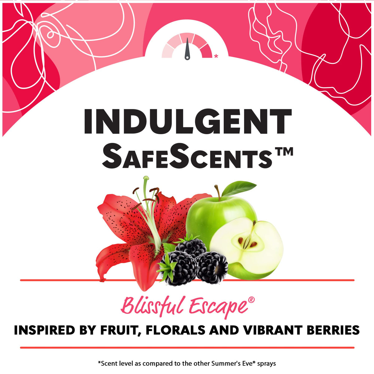 Summer's Eve Blissful Escape Daily Refreshing Feminine Spray, 2 oz, 3 Pack