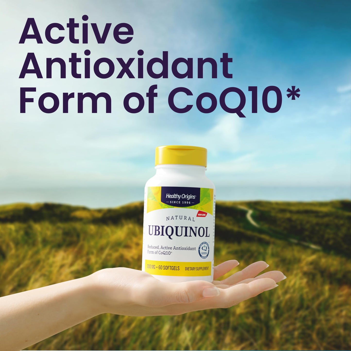 Healthy Origins Ubiquinol CoQ10 300 mg, Kaneka, 60 Softgels