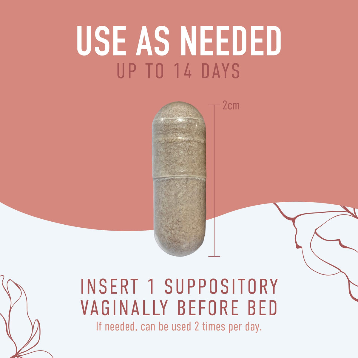 Boric Acid Suppositories for Women | 600mg | for pH Balance, Vaginal Odor & Itching | Feminine Intimate Health