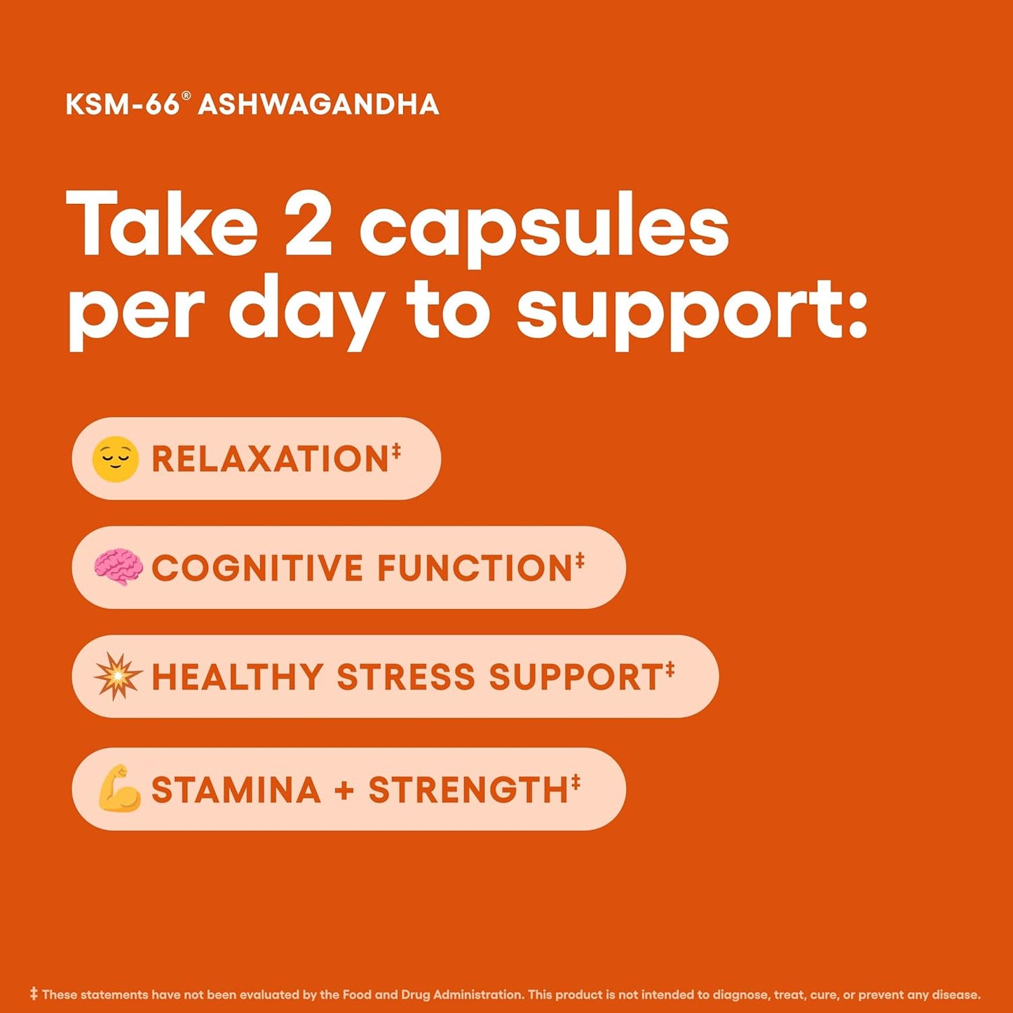 Physician's CHOICE KSM-66 Ashwagandha Root Extract 1,000mg, Organic, 60ct | Stress, Mood & Athletic Support, 5% Withanolides with Black Pepper Extract for Maximum Absorption, Vegan