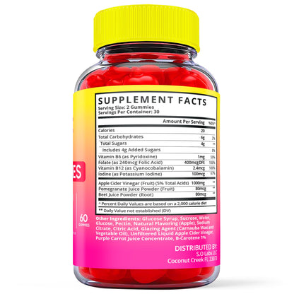 Keto ACV Gummies Advanced Weight Loss, ACV Supplement Work Fast Women Plus Men (2 Pack)