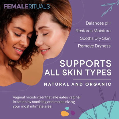 FEMALE RITUALS Vulva Moisturizing Cream - Vulva Care Balm - Clinically Tested Vaginal Moisturizer