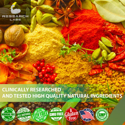 Research Labs 2 Fer 1 Ad Organic Irish Sea Moss Capsules 240 Total Pills, Raw Wildcrafted Seamoss Enhanced w/Bladderwrack & Burdock Root Antioxidant Powerhouse. Thyroid Support