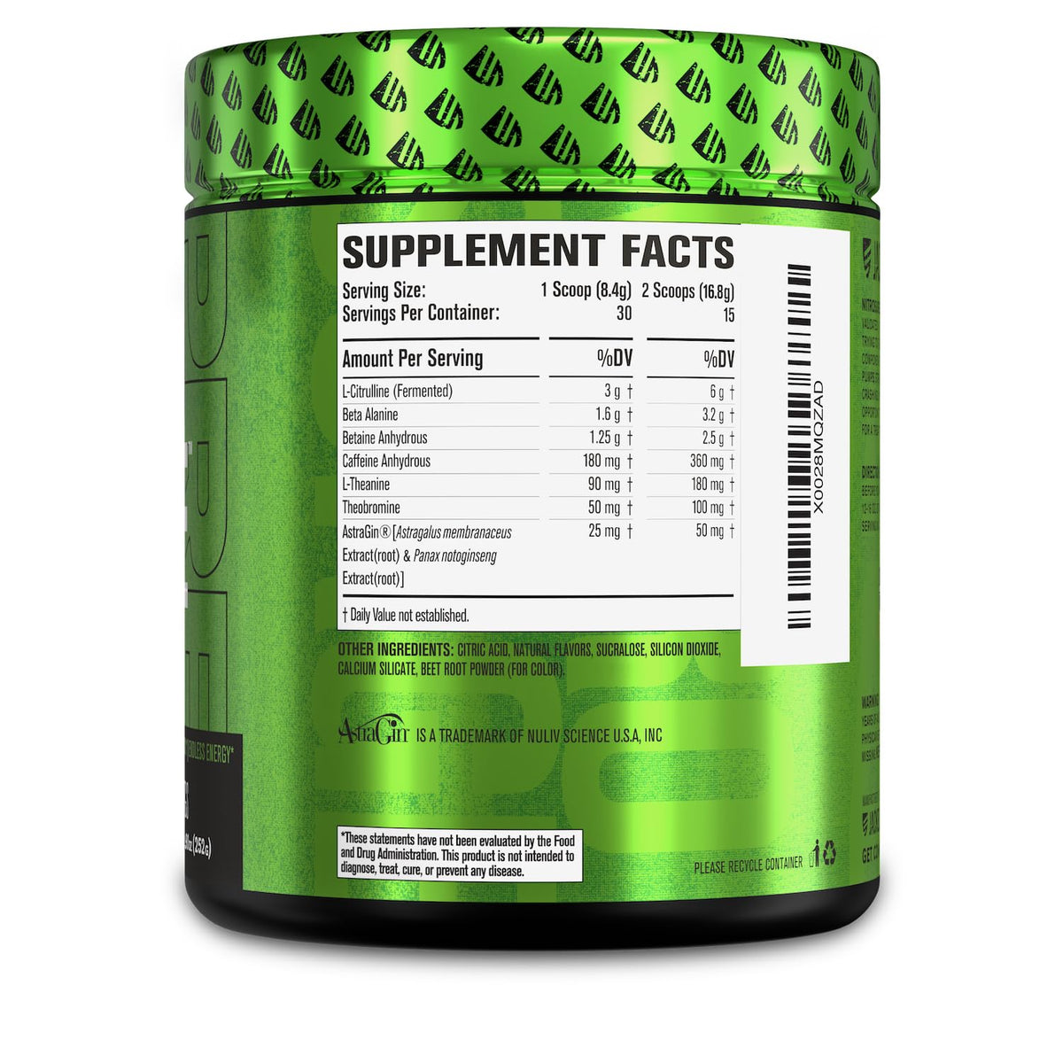 Jacked Factory NITROSURGE Pre Workout Supplement - Endless Energy, Instant Strength