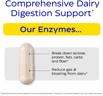 Enzymedica Lacto Digestive Enzymes for Men & Women - 90 Capsules