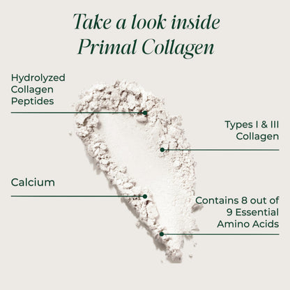 Primal Harvest Collagen - Powdered Daily Supplement, Dairy & Gluten Free