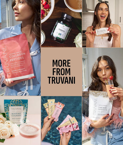 Truvani Organic Whey Protein Powder | Vanilla | 1 Serving | 20g Grass Fed Whey Protein | USDA Organic & Non-GMO | Gluten Free | No Gums, No Soy, No Stevia, No Added Sugars
