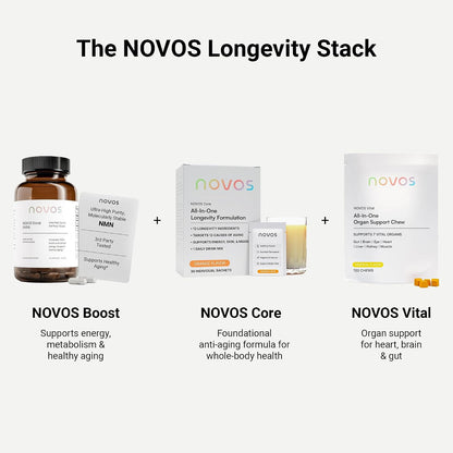 Novos Vital Chews | All-In-One Organ Support | Liver, Brain, Eyes, Heart & Gut Support for Men & Women | Nattokinase, Lutein, Inulin, Rutin & More | Tropical Flavor (120 Count)