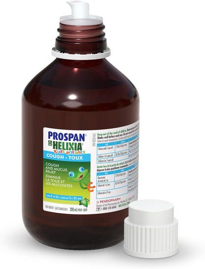Helixia Prospan Children's Cough Syrup Ages 1 to 11 (200ml Large Size) (200ml)
