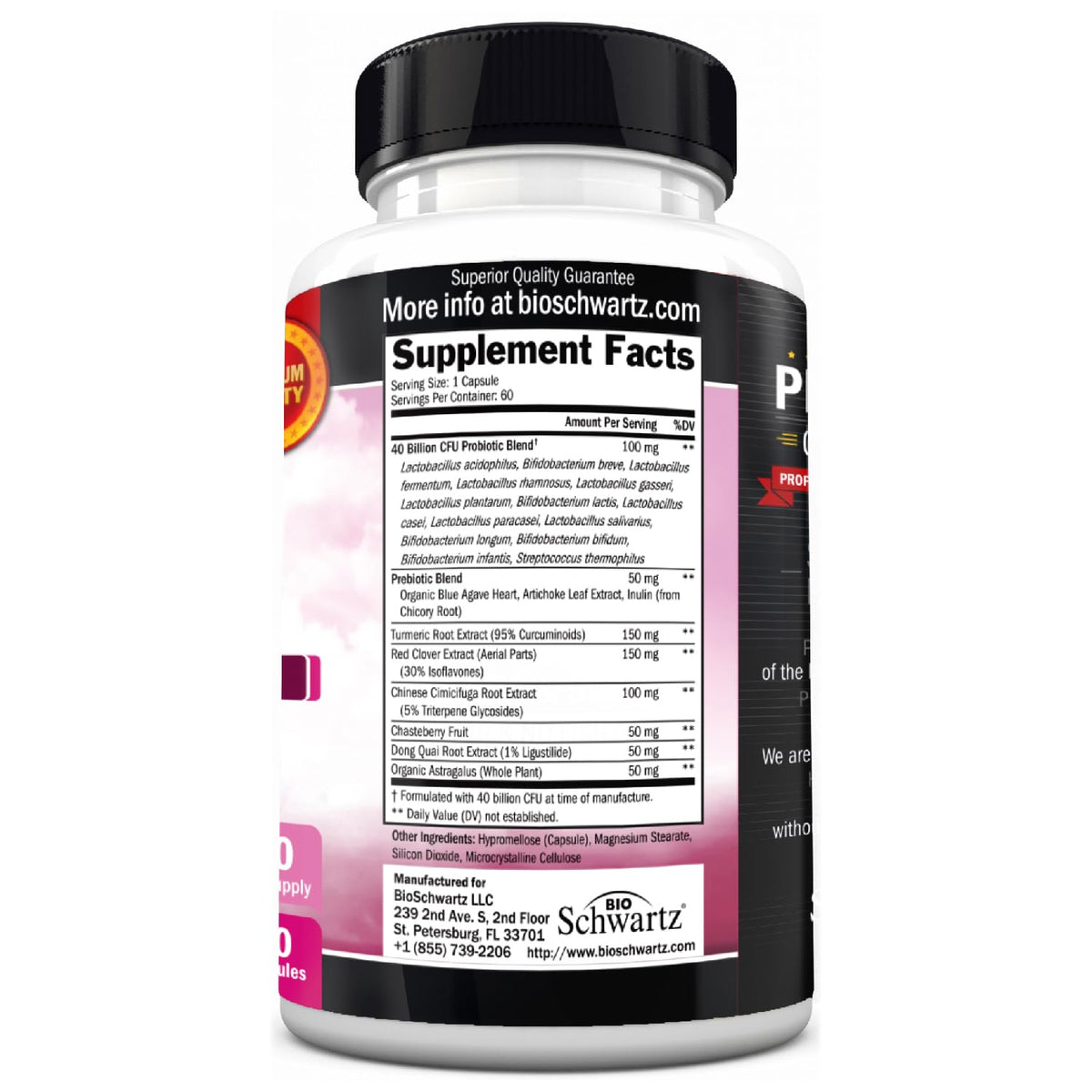 Menopause Supplements for Women - 40B CFU Menopause Probiotics for Women