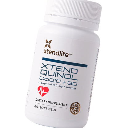 Xtendlife CX8 Heart Health Supplement for Cardiovascular Support, Circulation, and Arterial Health - with Vitamin K2 MK7, D3, Tocotrienols, and Sea Buckthorn-30 Day Supply
