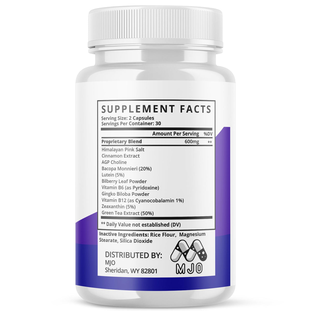 Nervelin Capsules, All Natural Nerve Supplement Pills 1-Pack, 60 Capsules
