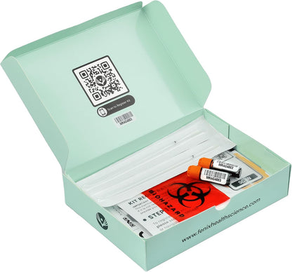 MTHFR Gene Test Kit: At-Home DNA Folate, Methylation, COMT Analysis & Genetic Health Insights – Easy Cheek Swab