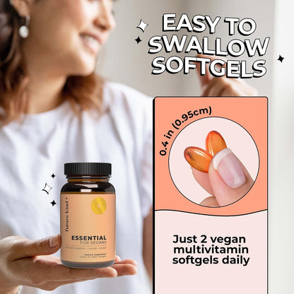 Future Kind Best Sellers Bundle | Vegan Multivitamins and Collagen Booster | Vegan Multivitamins for Women and Men with B12, Omega 3, and Vitamin D3 | Collagen Supports Skin, Hair, and Nail Health
