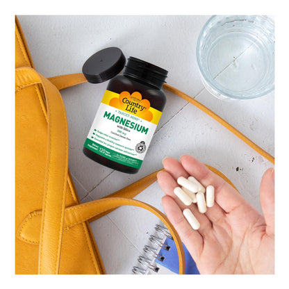 Target-Mins Magnesium with Silica 300 mg 120 Vegetarian Capsules | Vegan, gluten-free blend of 5 magnesium forms. Supports muscle, bone, and immune health