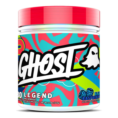 GHOST Legend Pre Workout Powder, Sonic Cherry Limeade - 30 Servings – Pre-Workout for Men & Women with Choline, L-Citrulline, & Beta Alanine for Energy & Focus