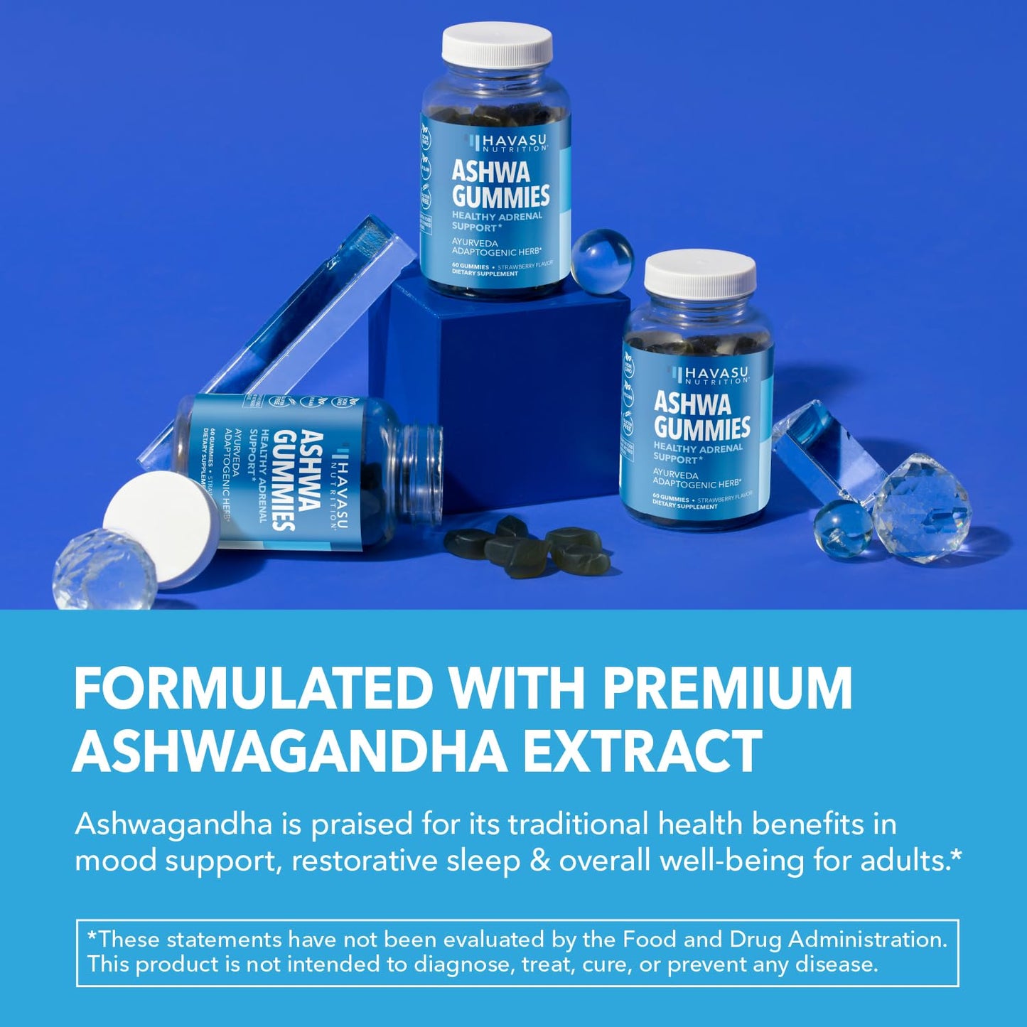 Ashwagandha 1000mg Per Serving with Artichoke Extract, 45 Servings | Ashwagandha Capsules for Stress, Mood and Energy Support, Adaptogenic Herbal Support for Adults, Vegan, Non-GMO, 90 Count