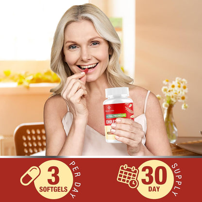 Itharoventis Cholesterol Lowering Supplements with Red Yeast Rice | Plant Sterols Supplement With Omega-3, Bergamot & Garlic, Advanced Formula, 90 Softgels