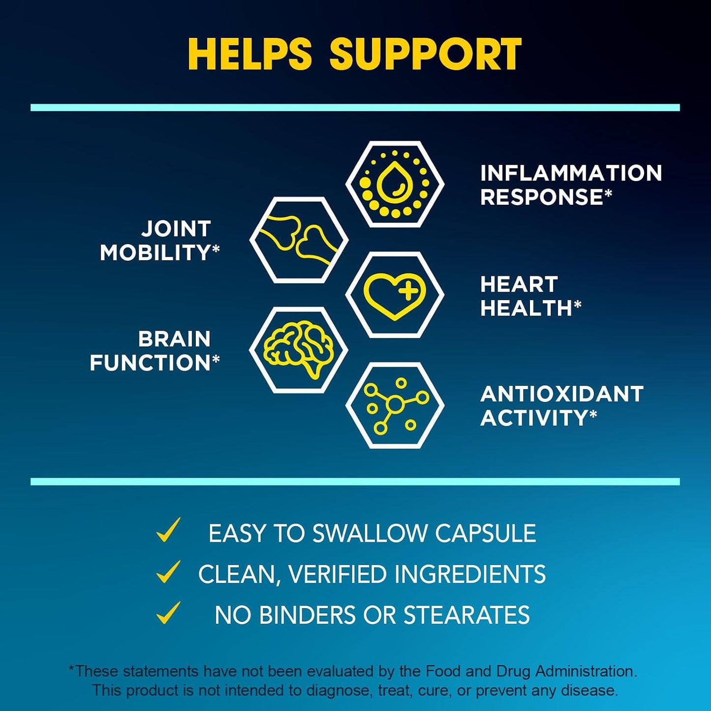 BioEmblem Turmeric Curcumin with Clinically Studied TurmiPure - 1 Small Cap Daily, 24x More Absorption Than Others - Joint Support, Healthy Inflammation Tumeric Supplements - Non-GMO - 30 Servings