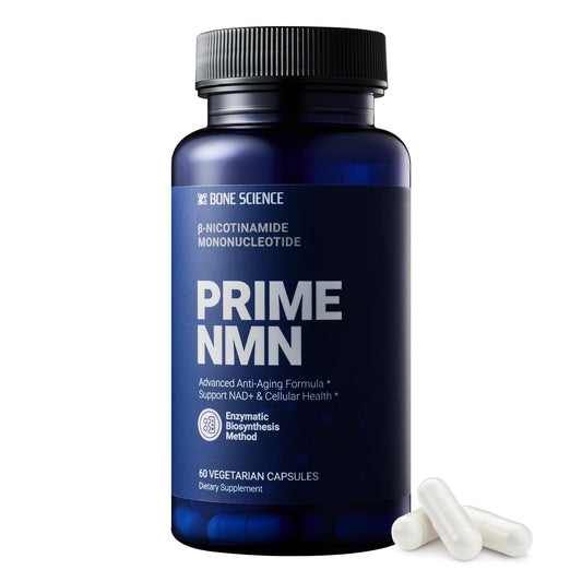 BONE SCIENCE Uthever NMN & Pterostilbene 6-in-1 Complex with Resveratrol, Glutathione & BioPerine - High Purity Stabilized NAD+ Precursor for Healthy Aging & Cellular Energy - 72 Vegetarian Capsules