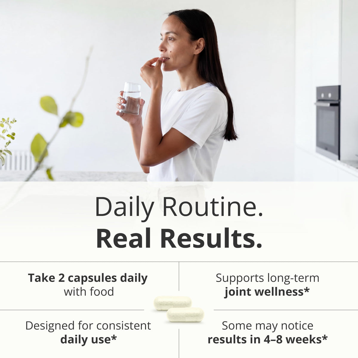 Glucosamine Sulfate 1000mg with Hyaluronic Acid – Joint Supplement 60 Caps