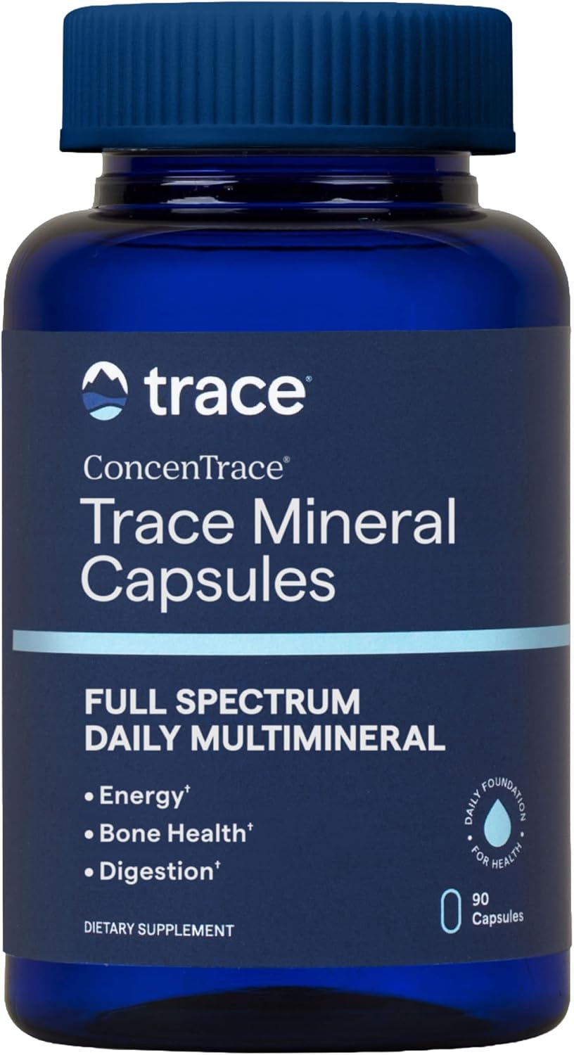 ConcenTrace Trace Mineral Capsules, 90-Count Electrolyte Support
