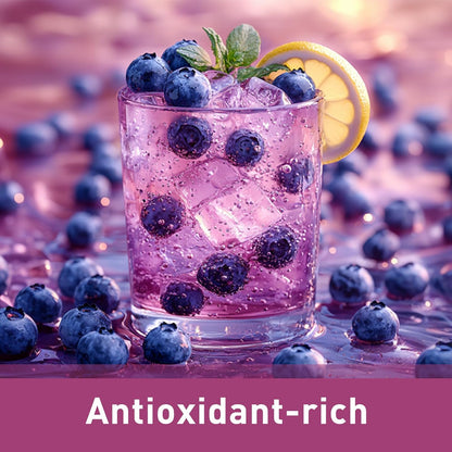 UNLEASH'D ORGANIC Organic Blueberry Juice Powder 16 oz – 100% Pure Natural Superfood, Rich in Antioxidants & Vitamins