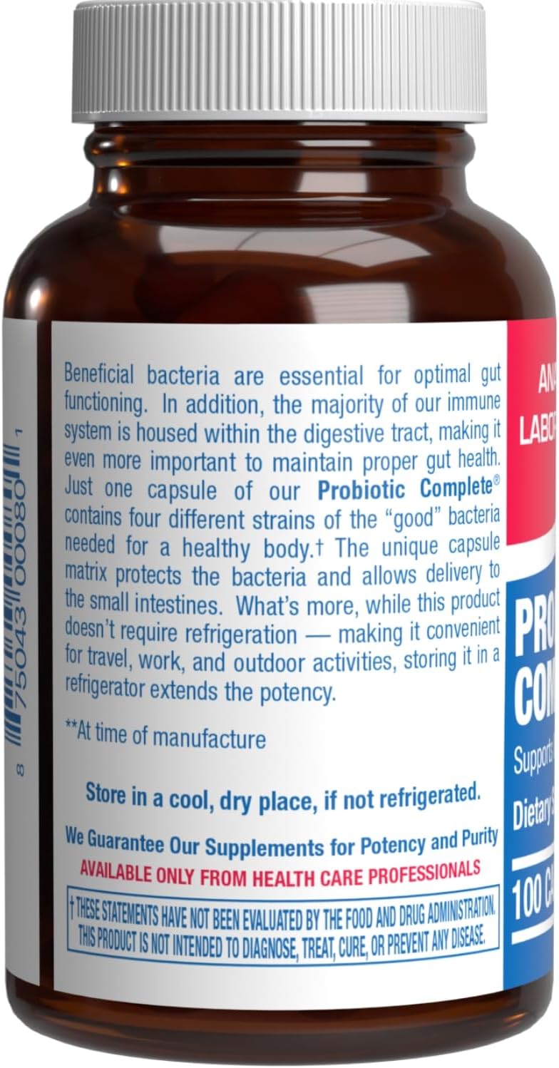 Advanced Digestive Probiotics for Women & Men - 4 in 1 Quadbiotic for Women & Men with Lactobacillus and Bifidobacterium Probiotics for Digestive Health Bloating and Constipation - 100 Servings