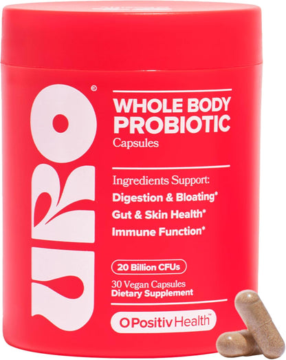 URO Women’s Probiotic – Vaginal, Gut & Skin – 20B+ CFUs – 30-Day Supply
