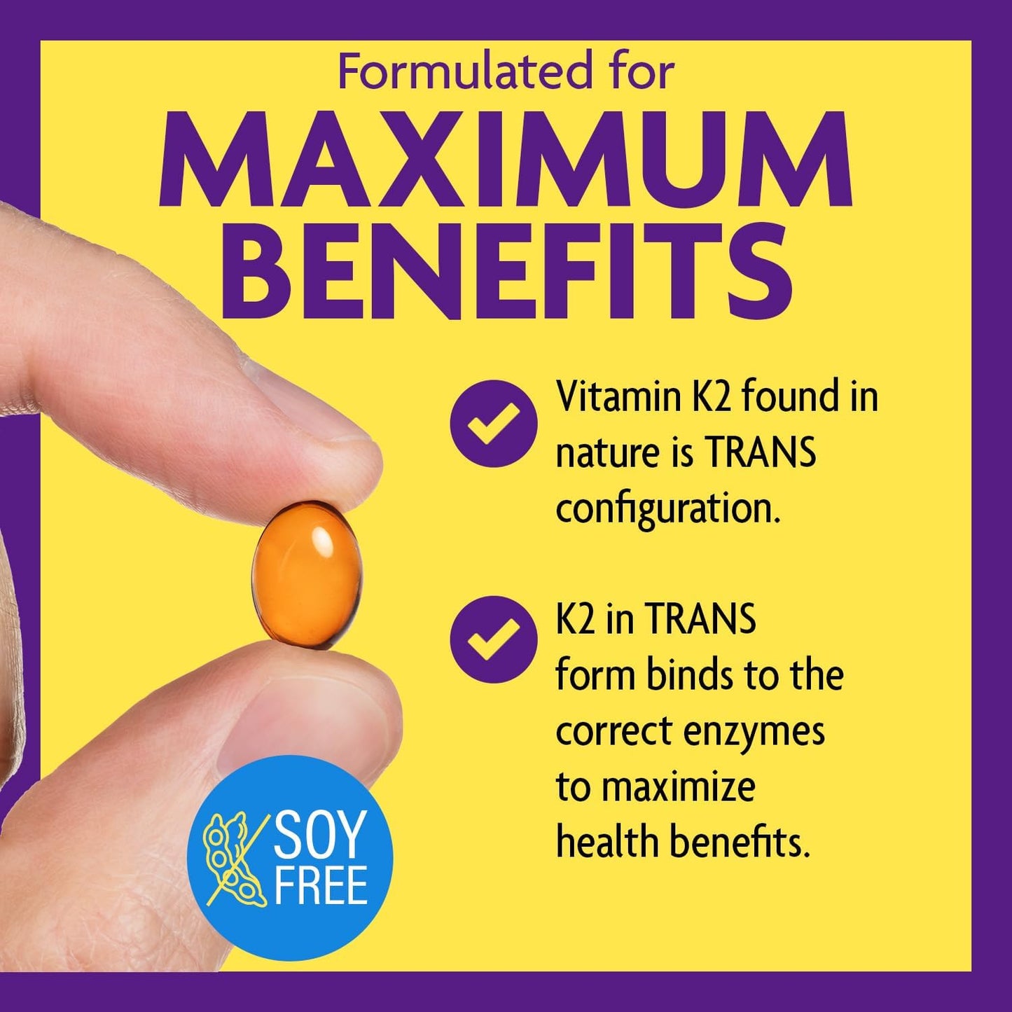 InnovixLabs Choline & Vitamin K2 Bundle Choline Bitartrate 550mg (100 Capsules) Full Spectrum Vitamin K2 (90 Softgels). Supports Memory, Mood, Brain Health & Boost Cognitive.*