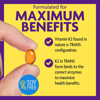 InnovixLabs Choline & Vitamin K2 Bundle Choline Bitartrate 550mg (100 Capsules) Full Spectrum Vitamin K2 (90 Softgels). Supports Memory, Mood, Brain Health & Boost Cognitive.*