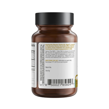 Swisse Plus NAD+ Beauty Restore | Clinically Tested Ingredients | NAD+ Supplement for Men & Women | Supports Collagen Formation, Skin Elasticity & Anti-Aging Supplement | 30 Capsules