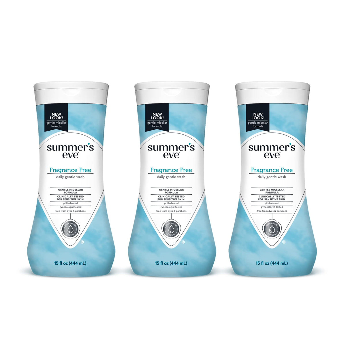 Summer's Eve Fragrance Free Gentle Daily All Over Feminine Body Wash