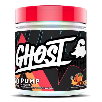 GHOST Pump Nitric Oxide Powder, Warheads Sour Watermelon - 40 Servings - Sugar & Stim-Free Pre-Workout Supplements- L-Citrulline, Arginine Nitrate & L-Glutathione - Soy & Gluten-Free, Vegan