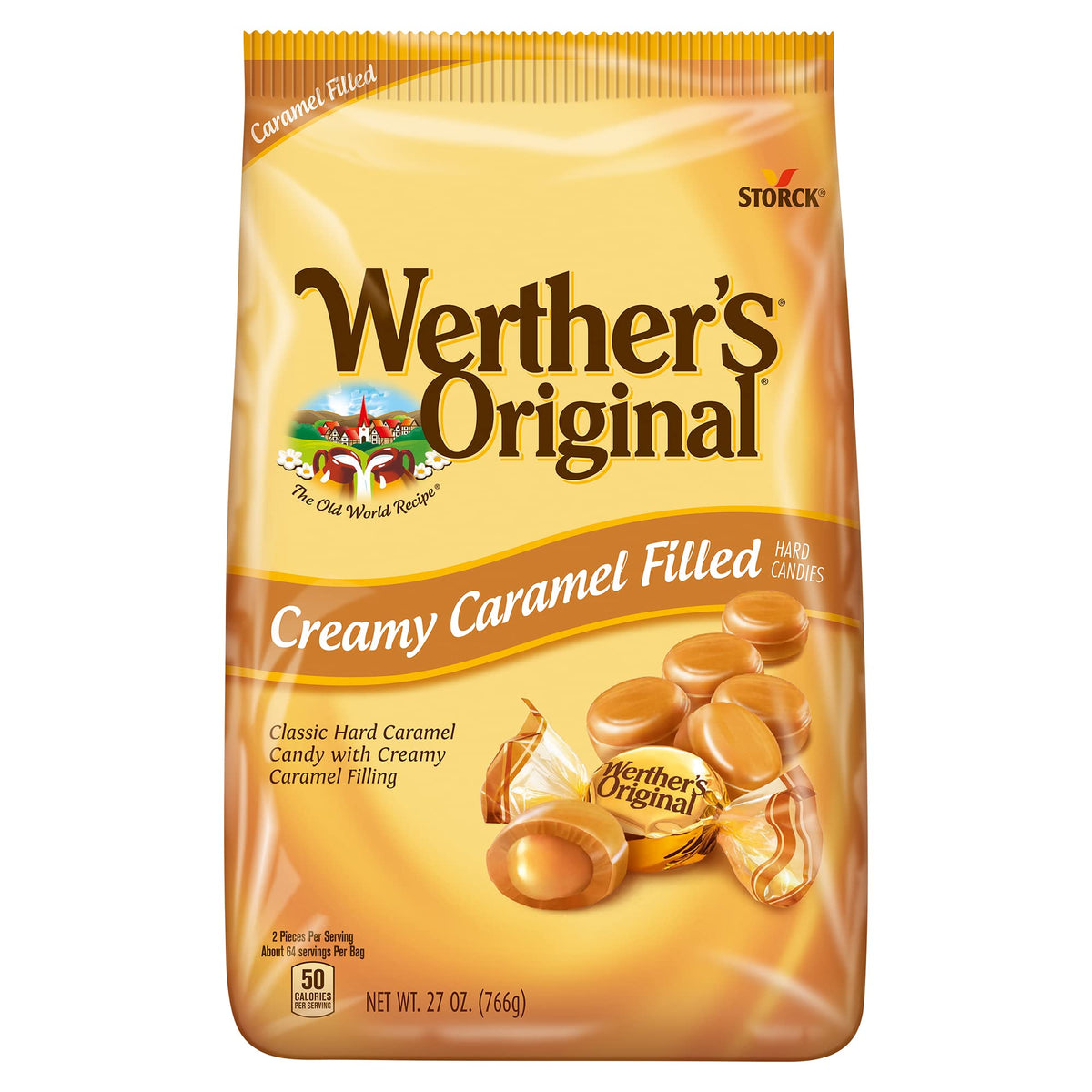 Werther's Original Sugar Free Hard Candies 1.46 Oz (3 Pack)