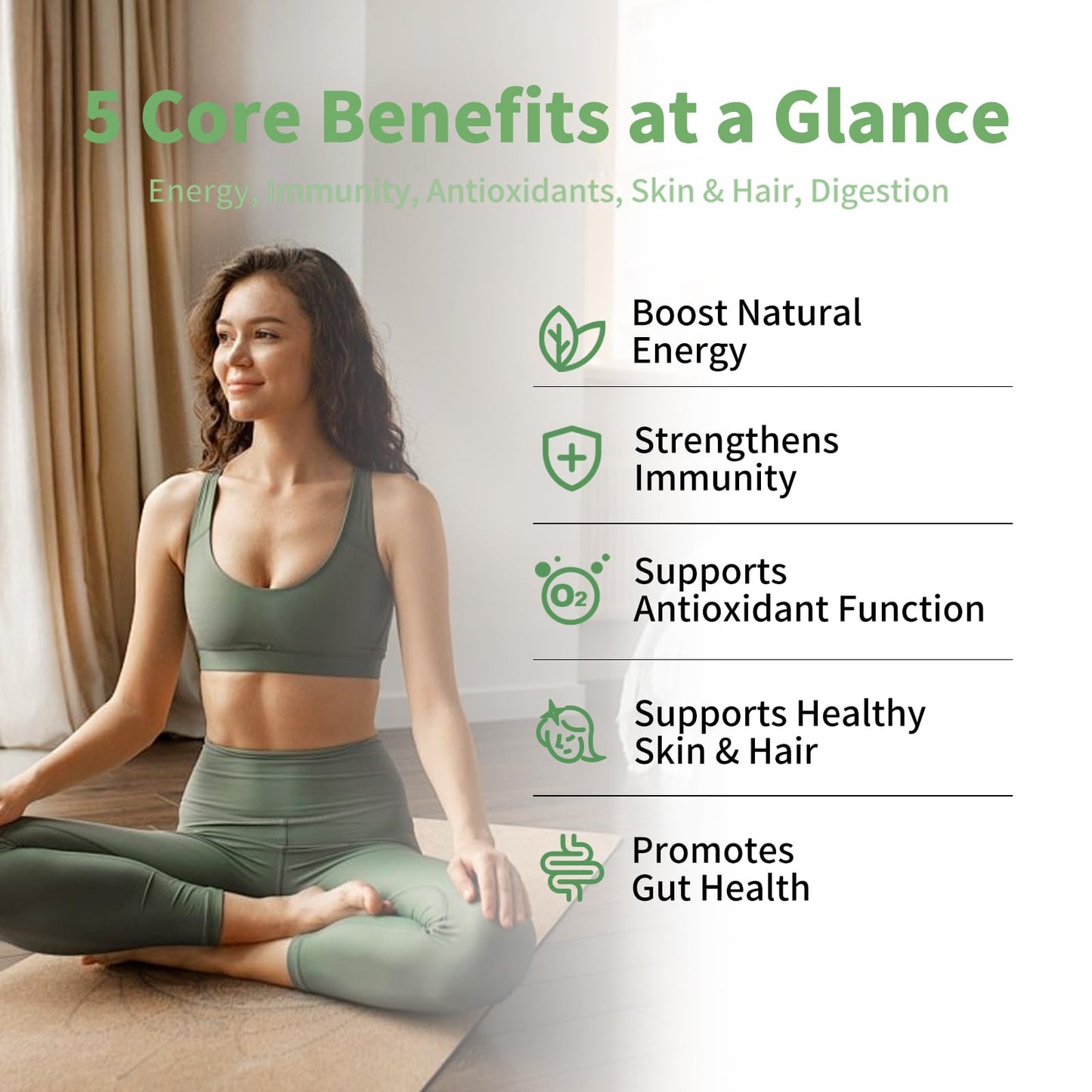 Moringa Capsules 800 mg Moringa 10:1 Extract – Vegan, Non-GMO, Gluten Free Superfood Supplement for Energy & Immune Health – 120 Capsules (1 Bottle)