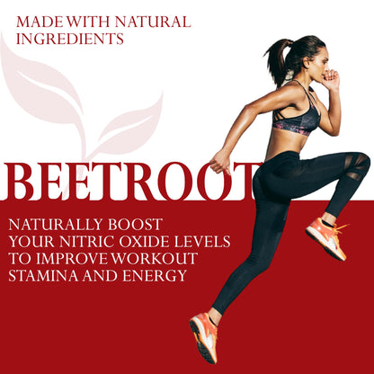 Simple Life Nutrition Organic Beet Root Powder Capsules - Nitric Oxide Booster for Men