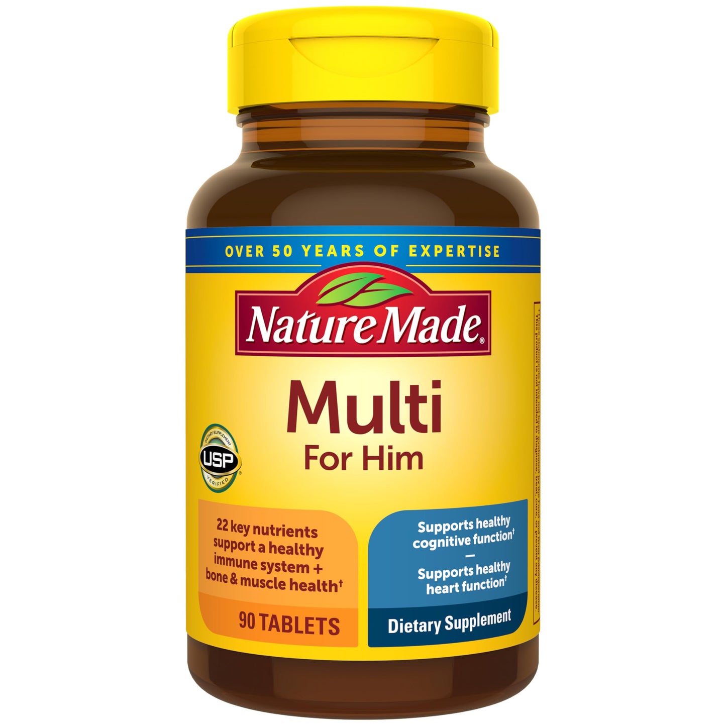 Nature Made Multivitamin for Him, Mens Multivitamins with No Iron, Daily Nutritional Support, Nature Made Multi Mens Vitamins & Minerals, 300 Tablets, 300 Day Supply