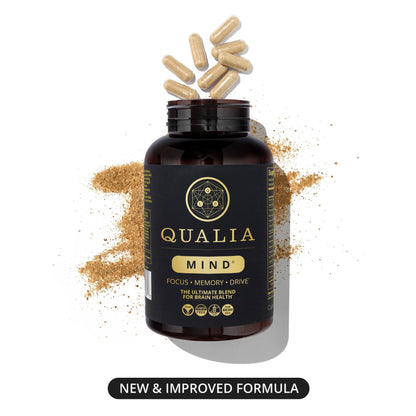 Qualia Mind | The Ultimate Blend for Brain Health* | Doctor-Formulated Nootropic to Fuel Focus & Concentration* | Supports Long Term Brain Health| Maintain Drive & Productivity