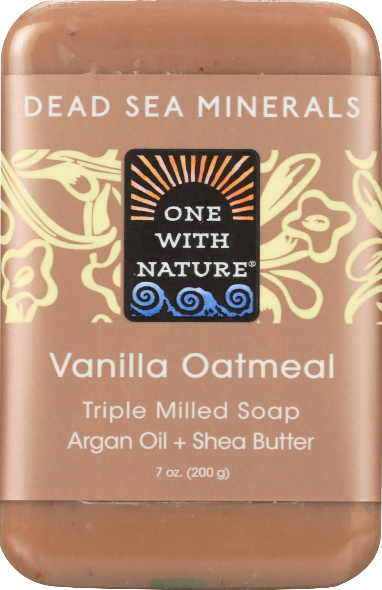 One With Nature Dead Sea Mineral Soap, Lemon Sage, 7-Ounces (Pack of 6)