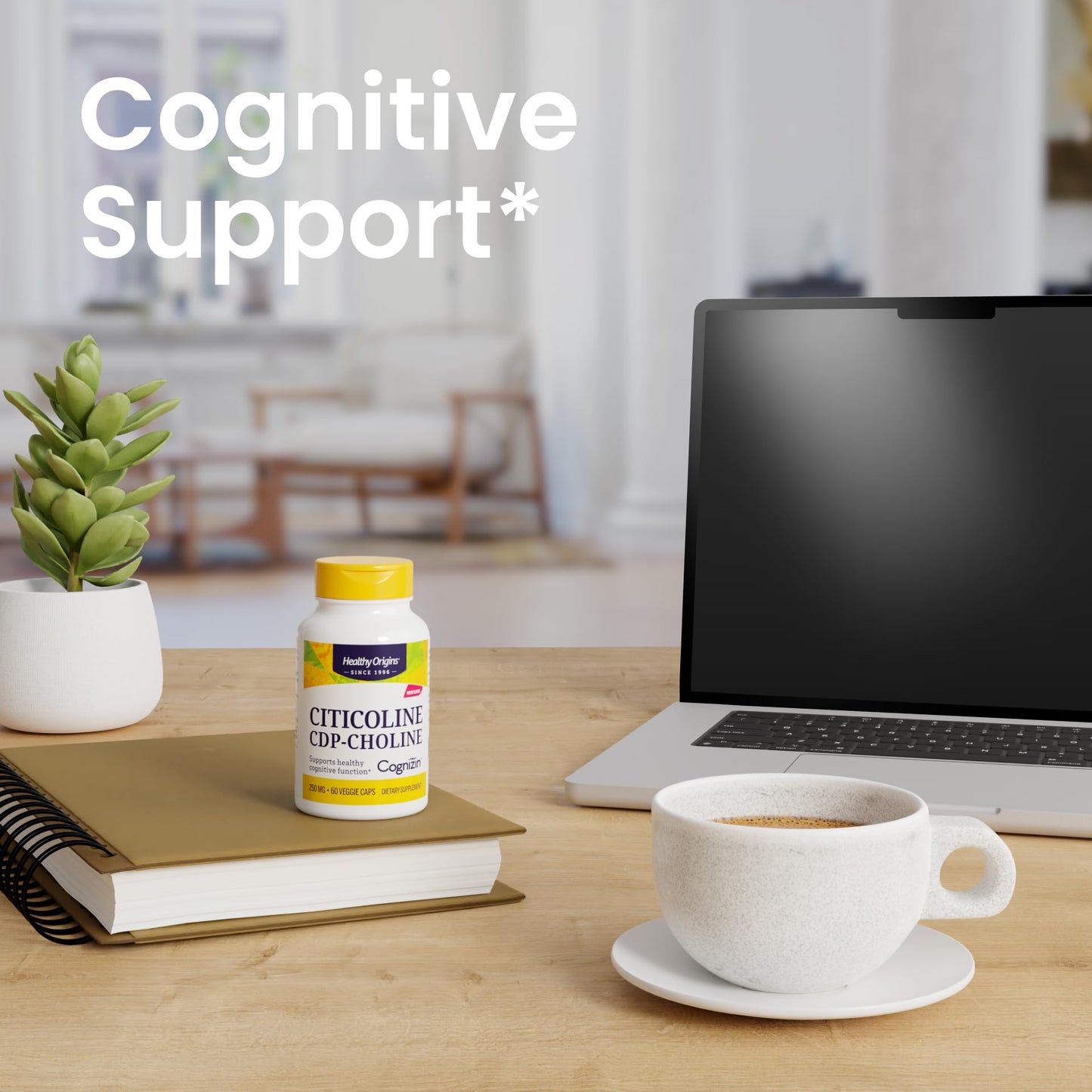 Healthy Origins Cognizin Citicoline 250 mg, 60 Veggie Caps
