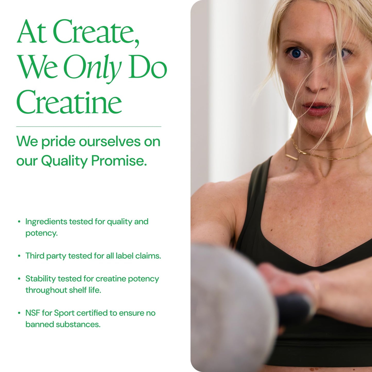 Create Creatine Monohydrate Gummies for Men & Women, Boost Focus, Strength, and Endurance, Anti-Melting Formula, Vegan, Gluten-Free, Non-GMO, 1.5g of Creatine per Gummy (Orange)