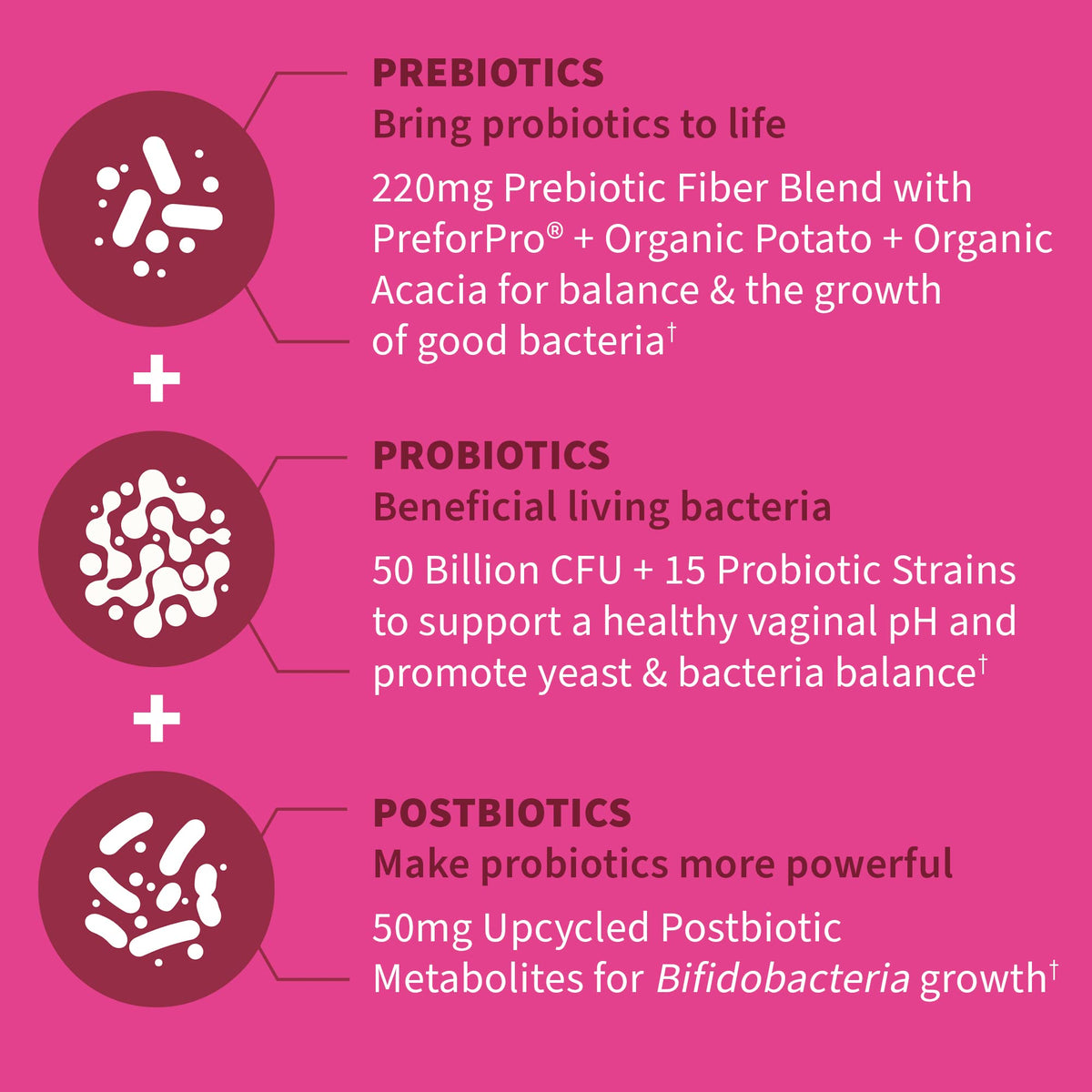 Garden of Life Dr Formulated Once Daily 3-in-1 Complete Prebiotics, Postbiotics