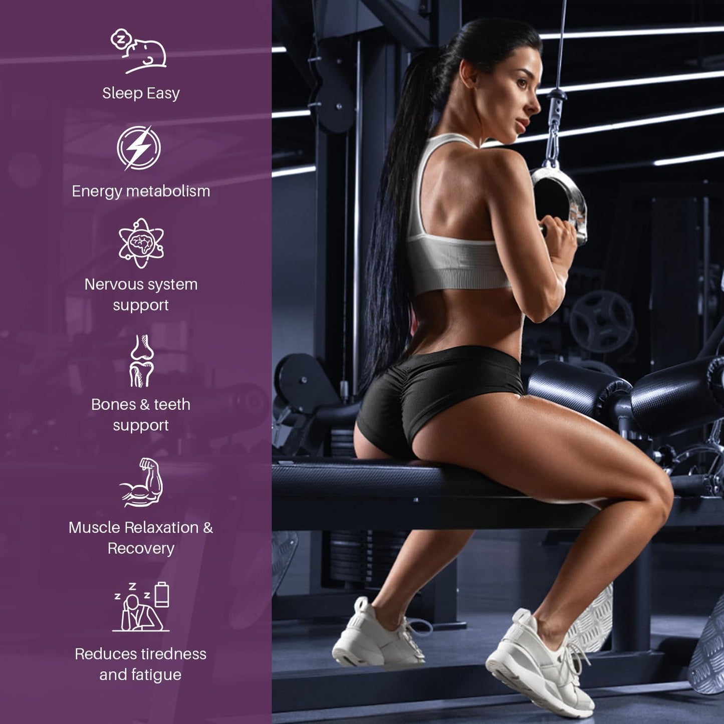 Totaria Magnesium Complex 700mg 12 in 1 Magnesium Supplement with Glycinate Citrate Malate Oxide Taurate Aspartate Orotate Magnesium Relaxation,Muscle,Heart Support, Vegan 120 Capsules