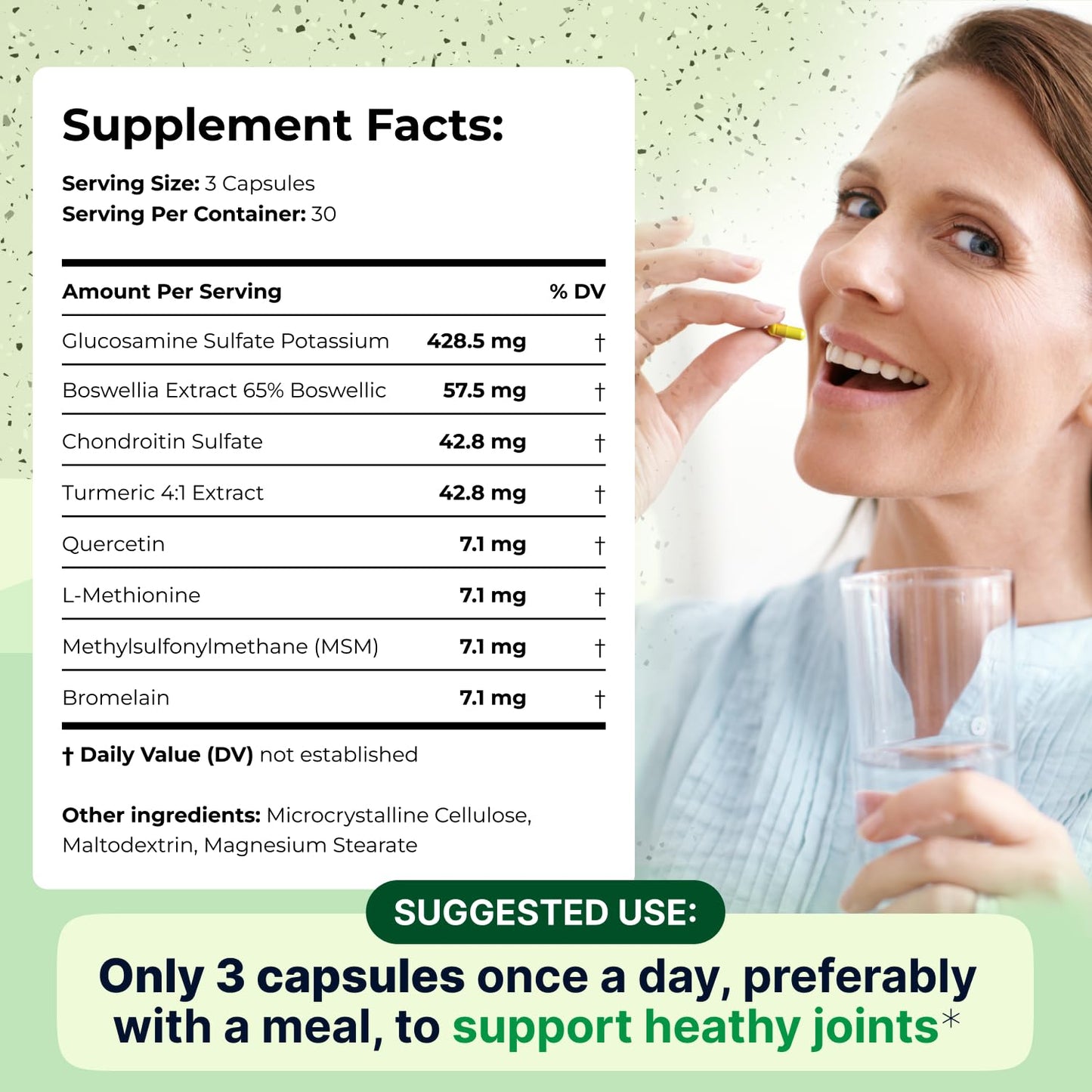 Wellnee Knee & Joint Wellness Bundle – Herbal Patches (30 pcs) & Support Capsules (90 servings)