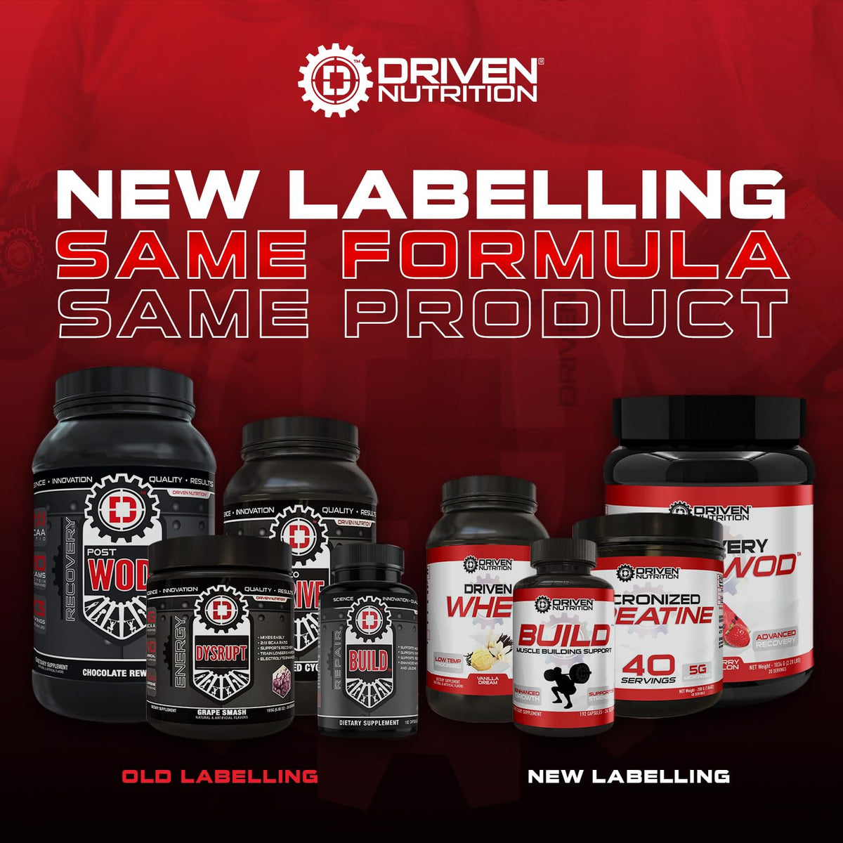 Driven WHEY- Grass Fed Whey Protein Powder: Delicious, Clean Protein Shake- Improve