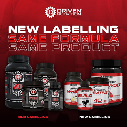 Driven WHEY- Grass Fed Whey Protein Powder: Delicious, Clean Protein Shake- Improve